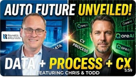 Auto future unveiled: data plus process plus CX